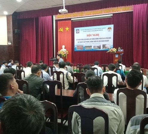 TẬP HUẤN NÂNG CAO NĂNG LỰC PCTT VÀ TUYÊN TRUYỀN QUY ĐỊNH VỀ QUỸ PCTT CHO CÁC DOANH NGHIỆP