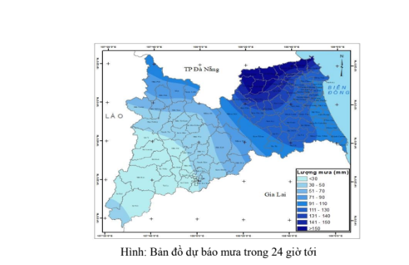 TIN DỰ BÁO MƯA LỚN KHU VỰC TỈNH QUẢNG NGÃI (27/10/2025)